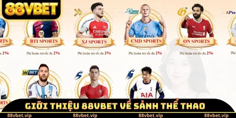 Giới thiệu 88vbet về sảnh thể thao