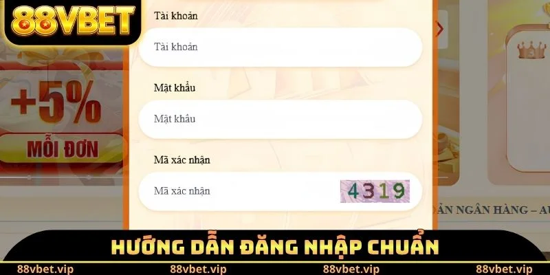 Hướng dẫn đăng nhập chuẩn