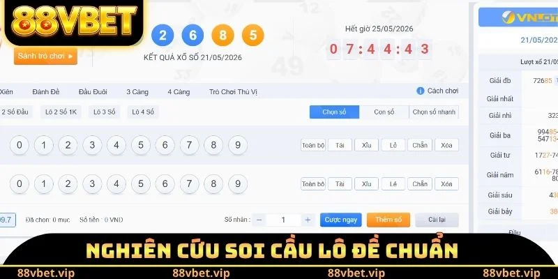 Nghiên cứu soi cầu lô đề chuẩn
