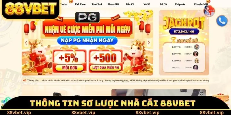 Thông tin sơ lược nhà cái 88vbet
