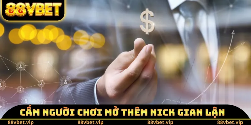Cấm người chơi mở thêm nick gian lận